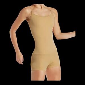 Seamless Tan Biketard Undergarment